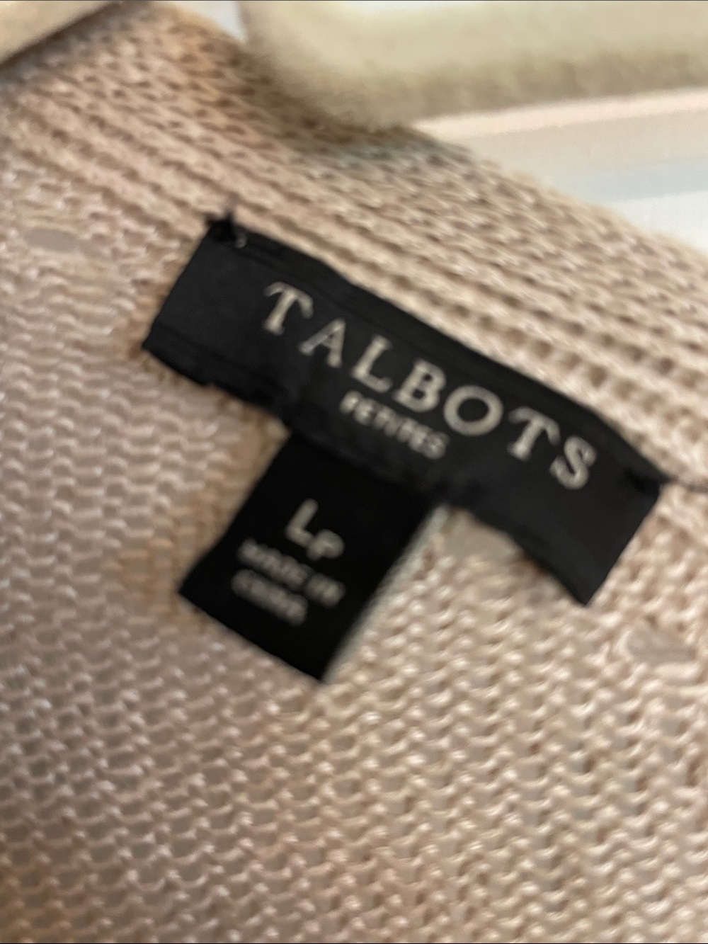 Talbots Linen Cardigan - Picture 6 of 7